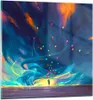 Bilder auf glas - Abstraktion Ballon - 70x70cm - Glasbilder Produktbild-Vorschau 1