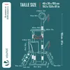 VOUNOT® Kratzbaum 155cm, Mehrstöckiger Katzenbaum mit Produktbild-Vorschau 3