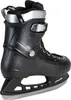 A single black ice skate shown from a side-diagonal angle against a white background. Produktbild-Vorschau