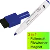 TimeTEX Folienstift Non Permanent mit Filzwischer + Magnet Produktbild-Vorschau 3