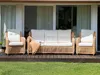 BELIANI Lounge Set Naturfarben Rattan 3-Teilig Geflochten Produktbild-Vorschau 5