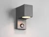 Eckige Außenwandleuchte ROYA Downlight mit Bewegungsmelder, Produktbild-Vorschau 3