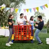 GOPLUS 4 Gewinnt Set, Jumbo 4 Gewinnt Set mit 42 Figuren, Produktbild-Vorschau 2