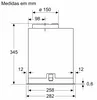 Bosch Serie 8 DLN57PC60, 555 m³/h, Abluft/Umluft, A, A, D, Produktbild-Vorschau 7