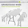 Juskys Bierzeltgarnitur Bayreuth 3-teilig & klappbar – 180 Produktbild-Vorschau 3