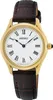 Seiko SWR072P1 Quarzuhr für Damen mit Saphirglas Braun/Goldfarben 1 Voir les images du produit