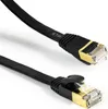 Flache CAT 7 LAN Kabel Slim RJ45 Ethernet Schwarz 1,5m bis Produktbild-Vorschau 2