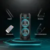 Bluetooth Karaoke Lautsprecher – Tragbarer Speaker mit LED Produktbild-Vorschau 6