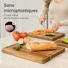 Lot de planches à découper Deleca, 3 pièces, avec support, Voir les images du produit 3