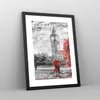 Gerahmtes Poster - Schwarzer Rahmen - London Bus - 30x40 cm Produktbild-Vorschau 8