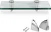 Glasregal 40x10x0,8 cm mit Halterung Glasboden Wandregal Produktbild-Vorschau 1