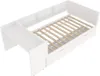 Sweiko lit en bois 90x200cm,lit plat avec bureau et 2 Voir les images du produit 5