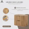 Rodan | Armoire salle de bain - 60 cm | Marron Mat - Bois | Voir les images du produit 3