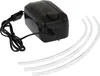 A black electric cold smoke generator with three clear tubes. Produktbild-Vorschau