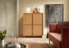 BETTSO Highboard SUNA Japandi Schrank Kommode hoch Eiche Produktbild-Vorschau 8
