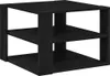 vidaXL Couchtisch Schwarze Eiche 58 x 58 x 40 cm Produktbild-Vorschau 1