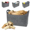 2 Stück Kaminholztasche aus Filz Holzkorb Kaminholzkorb Produktbild-Vorschau 11
