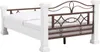 Bett Byzanz 200x200 Massivholz weiß Produktbild-Vorschau 6