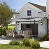 Outsunny Anbaupavillon Pergola mit Dach Wasserabweisend Produktbild-Vorschau 2