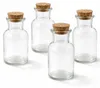 Glasflaschen Set mit Korken 4 Stück Dekoflaschen Vorratsgläser Produktbild-Vorschau