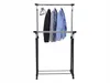 Verk 01388 Porte-vêtements double réglable avec 4 roulettes Voir les images du produit 5