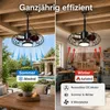Ventilateur de plafond d'extérieur de 50 cm avec éclairage Voir les images du produit 11