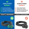 deleyCON 2m Outdoor Verlängerungskabel Stromkabel IP44 Produktbild-Vorschau 2