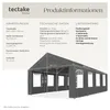 tectake® Partyzelt Mammut 8 x 4 m Produktbild-Vorschau 5