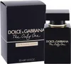 A black perfume bottle and its matching box are displayed against a white background. Podgląd zdjęcia produktu