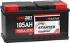 LANGZEIT Autobatterie 105AH 12V 900AEN Starterbatterie +30% Produktbild-Vorschau 1
