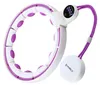 Hhm17 Hula Hop Bianco/Viola Con Magneti E Pesi + Contatore Anteprima dell’immagine prodotto 1
