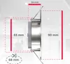 B.K.Licht Faretti LED da incasso ultrapiatti orientabili, Anteprima dell’immagine prodotto 7
