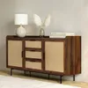 CALICOSY -  Sideboard Nussbaumdekor 2 Türen 3 Schubladen Produktbild-Vorschau 4