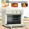 HOMCOM Minibackofen mit Umluft 20L Mini Ofen mit Backblech, Produktbild-Vorschau 7