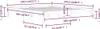 VidaXL 810381, Weiß, 183,5 cm, 2,04 m, 30 cm, 1800 x 2000 Produktbild-Vorschau 8