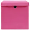 vidaXL Aufbewahrungsboxen mit Deckeln 4 Stk. 28x28x28 cm Produktbild-Vorschau 3