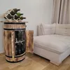 WEECO Armoire en bois de pin en forme de tonneau avec Voir les images du produit 4