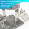NYVI Katzen Kratzbaum Figaro 102 cm groß grau - Deluxe Produktbild-Vorschau 4