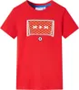 vidaXL Kinder-T-Shirt Rot 128 Produktbild-Vorschau 7