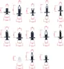 232x EINPARTS Halteclipsatz Karosserie EPCRC01 Produktbild-Vorschau 12