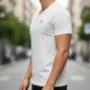 Aeronautica Militare weißes Herren-T-Shirt mit V-Ausschnitt Produktbild-Vorschau 5