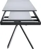 Ausziehbarer Tisch 90x120/180 cm Ganty Esche weiß – Kante Produktbild-Vorschau 5