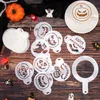 30 Halloween Cookie Stencils, Keksschablonen, Kuchen Dekoration, DIY Voir les images du produit