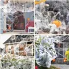 Halloween-Spinnennetz Deko-Set 100 g Spinnweben 60 Spinnen Produktbild-Vorschau 7