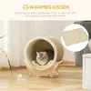 PawHut Katzenhöhle Katzenbett mit Regal Katzenhaus Produktbild-Vorschau 5
