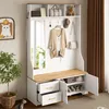Multifunktionaler Flur- & Schuhschrank mit LED-Beleuchtung, Produktbild-Vorschau 8