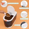 Pojemnik na suchą karmę Belle Vous z miarką - Plastikowe Podgląd zdjęcia produktu 3