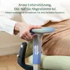A person's hand adjusting the armrest of an office chair. Podgląd zdjęcia produktu