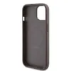 Guess Polyurethan4G Stripe MagSafe Case für iPhone 15 braun Produktbild-Vorschau 4