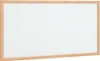 vidaXL Magnetisches Whiteboard mit Rahmen aus massivem Produktbild-Vorschau 1